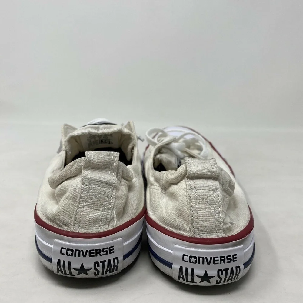 Converse Shoes Womens Size 8 White Ankle Skip On
